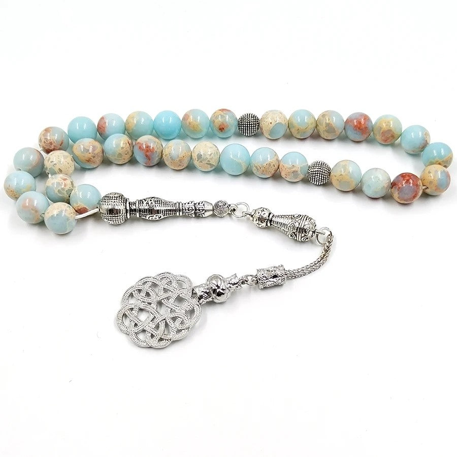 Tasbih chapelet - Pierre d'Agale Donolite