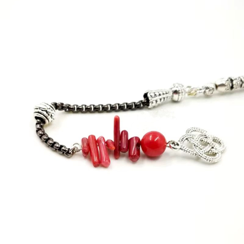 Tasbih chapelet - Récif de corail naturel