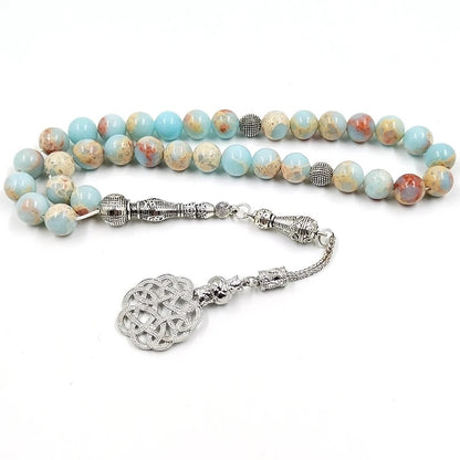 Tasbih chapelet - Pierre d'Agale Donolite