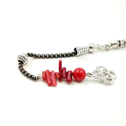 Tasbih chapelet - Récif de corail naturel